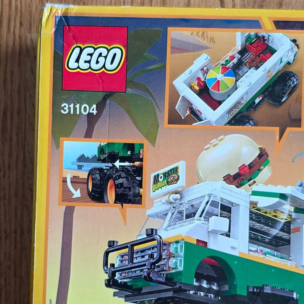 LEGO Creator 3-in-1 Monster Burger Truck | Retired #31104 NEW - Picture 3 of 3